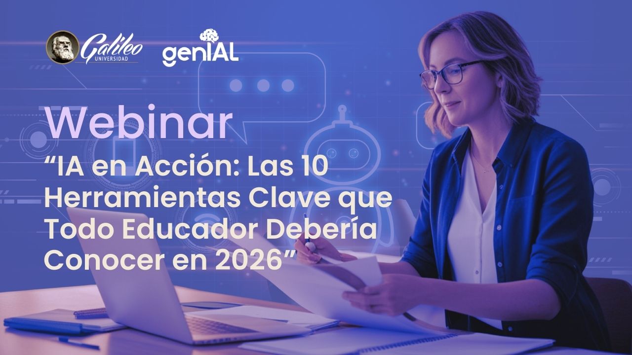 Webinar presenta herramientas de inteligencia artificial para transformar la práctica docente