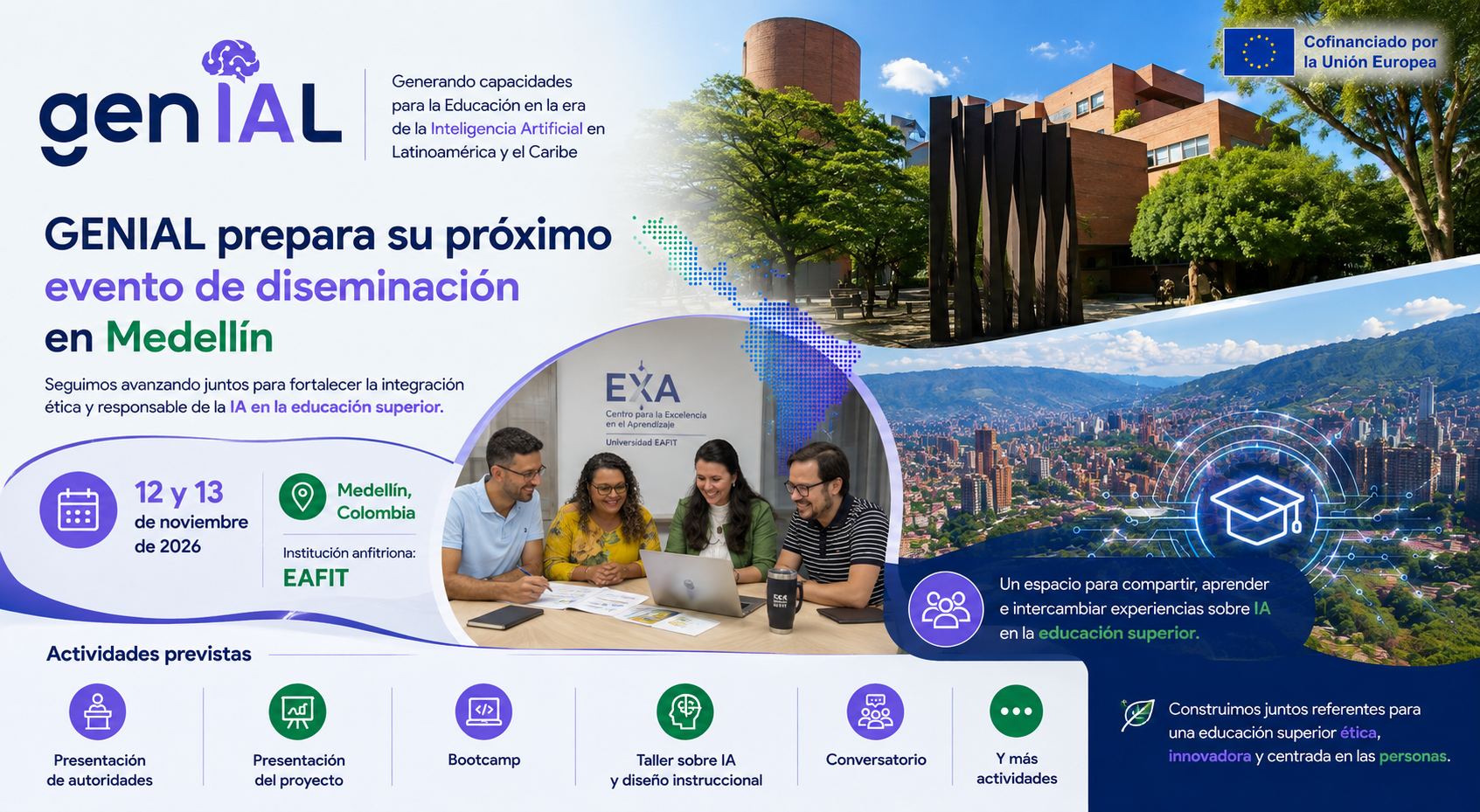 GENIAL prepara su próximo evento de diseminación en Medellín