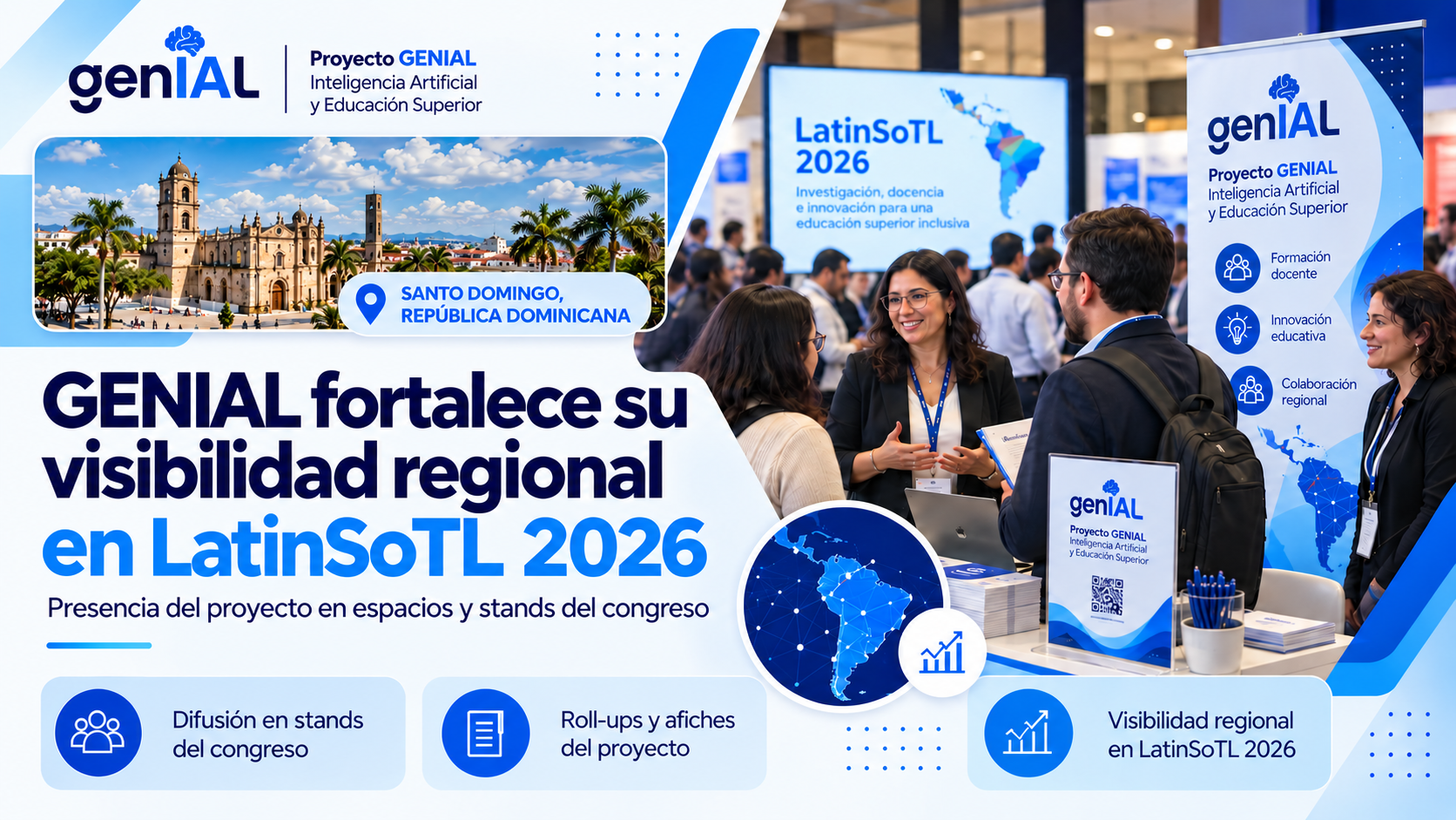 GENIAL fortalece su visibilidad regional en LatinSoTL 2026